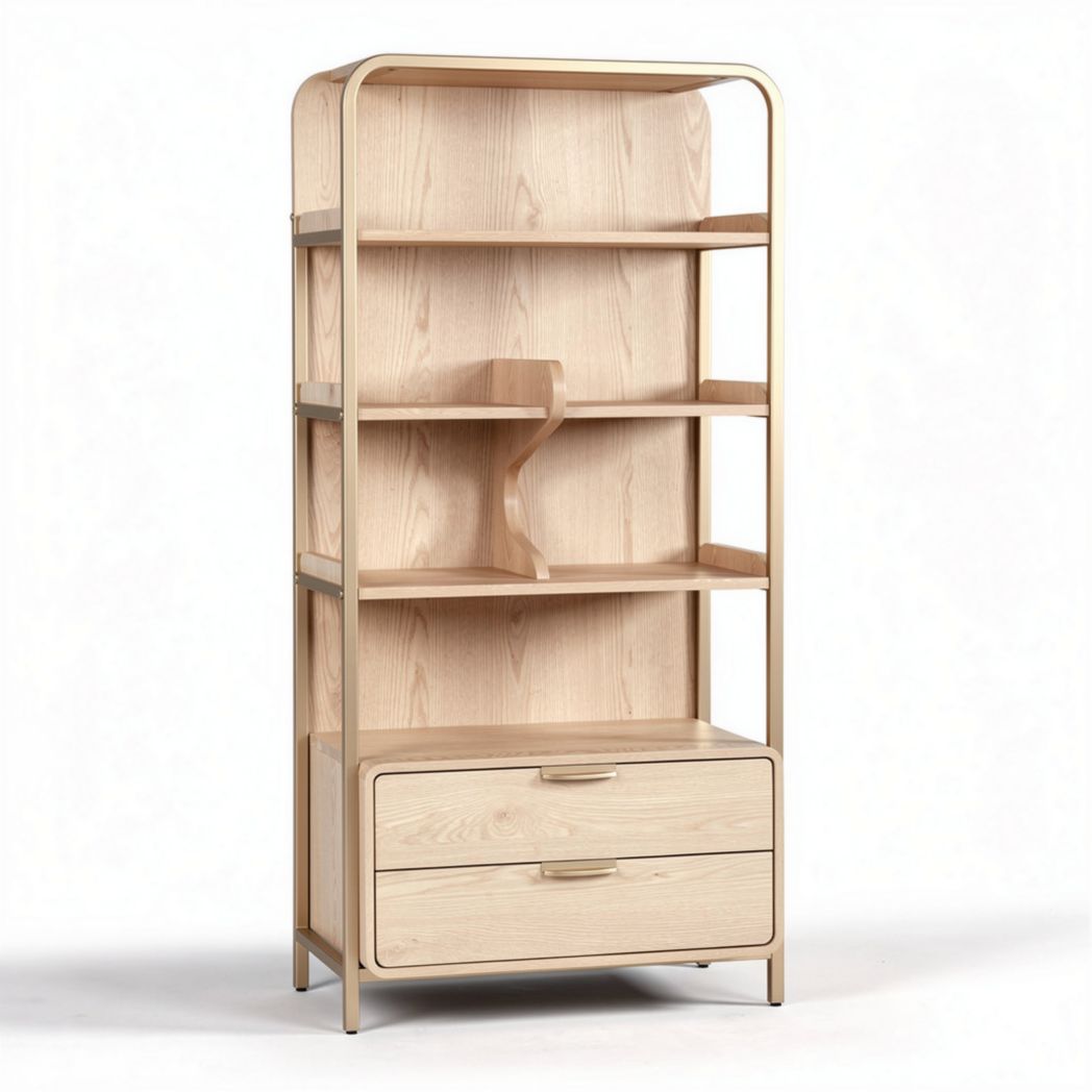 Wooden Shelving Unit for Home Organization – 60 x 30 x 180cm
