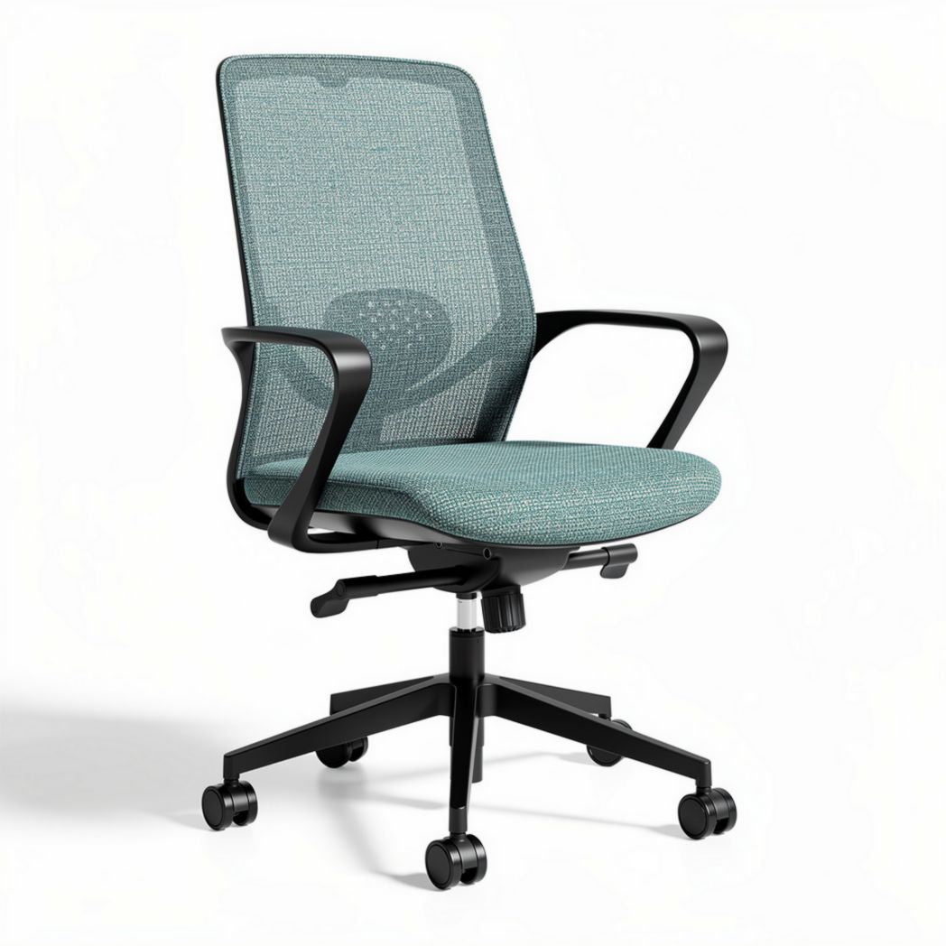 Mesh Office Chair with Adjustable Height and Armrests – 70 x 60 x 100cm