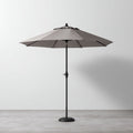 Outdoor Patio Umbrella – Suitable for Garden or Deck Use – Made of Fabric and Metal – 200 x 200 x 250cm