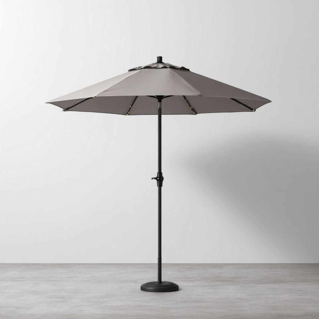 Outdoor Patio Umbrella – Suitable for Garden or Deck Use – Made of Fabric and Metal – 200 x 200 x 250cm